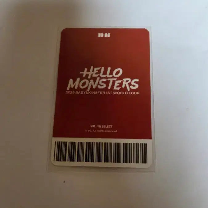 [BUNJANG] BABYMONSTER 1st World Tour Photocard / 배이비몬스터 1st world tour 포카