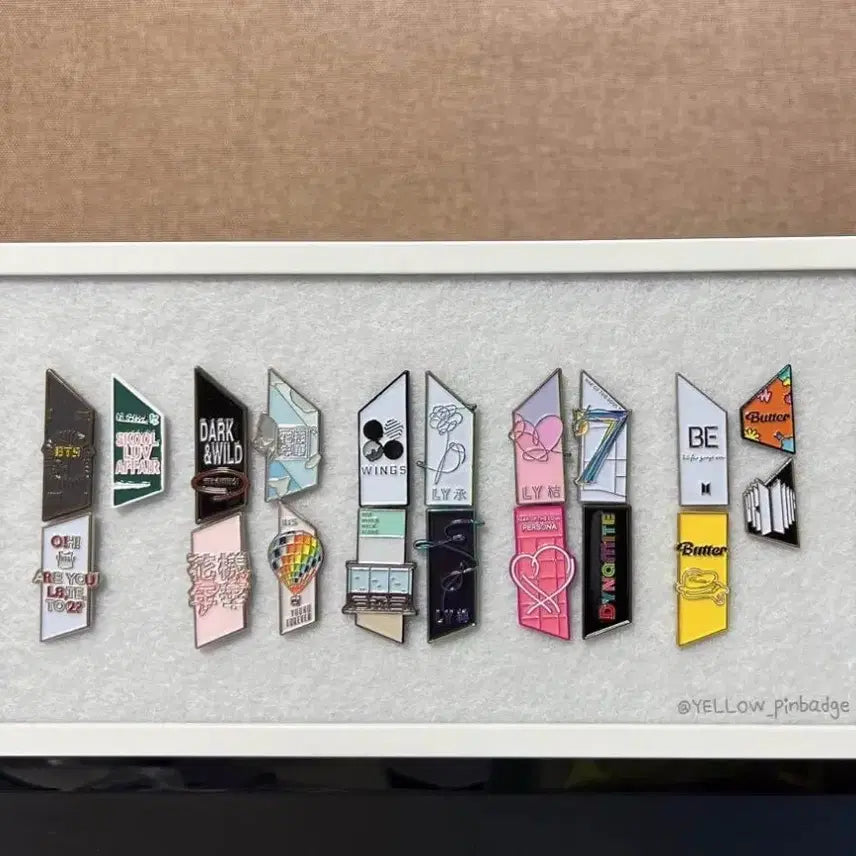 [BUNJANG] BTS Album Badge Set (Sealed) / 미개봉) 방탄 앨범뱃지 세트 미개봉 원가이하 판매
