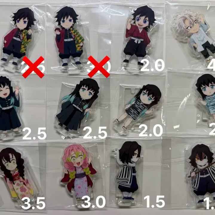 [BUNJANG] Demon Slayer Connected Acrylic Stand Collection (Giyu, Sanemi, Muichiro, Mitsuri, Tanjiro, Inosuke) / 귀멸의 칼날 연결 아크릴 모음(기유,사네미,무이치로,미츠리,탄지로,이노스케)