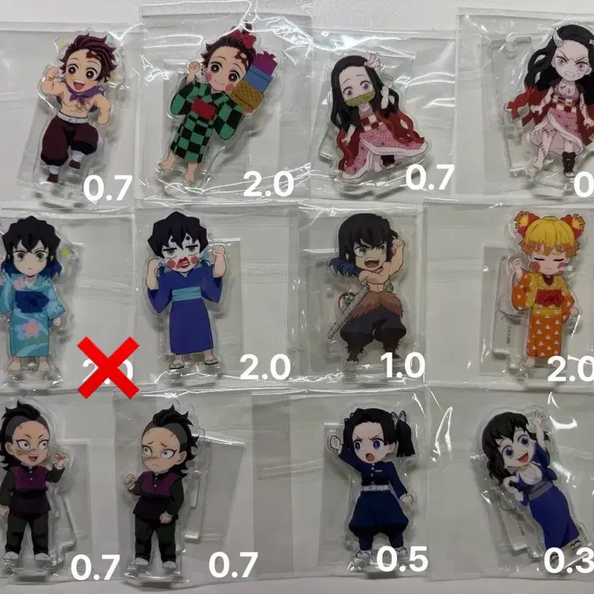 [BUNJANG] Demon Slayer Connected Acrylic Stand Collection (Giyu, Sanemi, Muichiro, Mitsuri, Tanjiro, Inosuke) / 귀멸의 칼날 연결 아크릴 모음(기유,사네미,무이치로,미츠리,탄지로,이노스케)