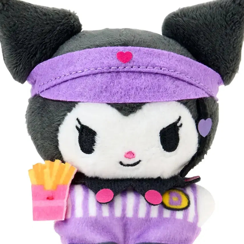 [BUNJANG] Sanrio Chimagoté Hamburger Shop Kuromi Plush / 산리오 치마포테 햄버거샵 쿠로미