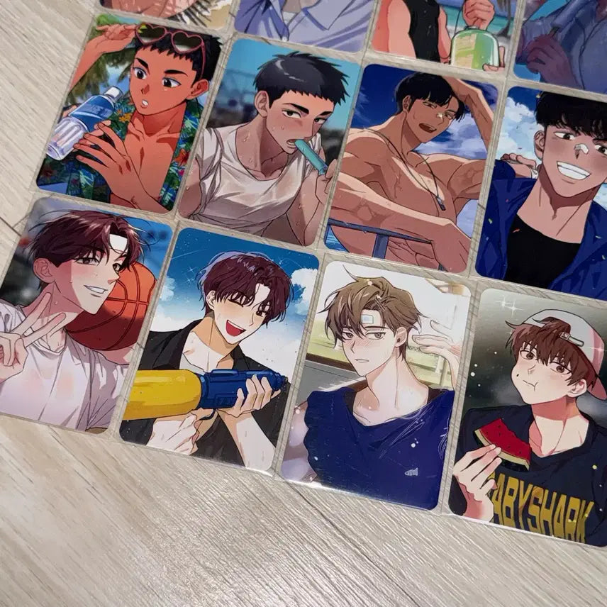 [BUNJANG] Garbage Time Jishin High School Summer Cafe Photocard Holder / 가비지타임 갑타 지상고 여름 카페 전프레