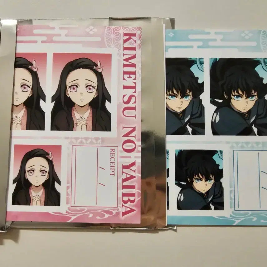[BUNJANG] Demon Slayer Nezuko &amp; Muichiro Proof Photo Bromide / 공식) 귀멸의칼날 네즈코+무이치로 증명사진 브로마이드