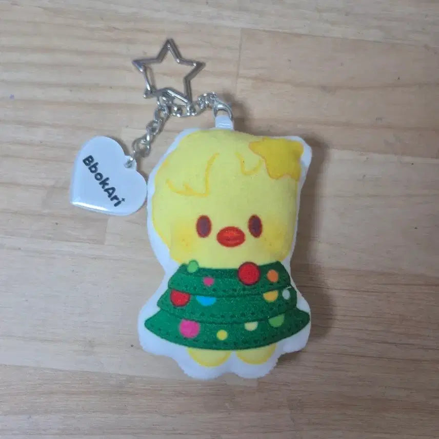 [BUNJANG] Stray Kids Felix Bbok Ari Cushion Keyring Santa / 스키즈 뽁아리 쿠션 키링 필릭스 산타