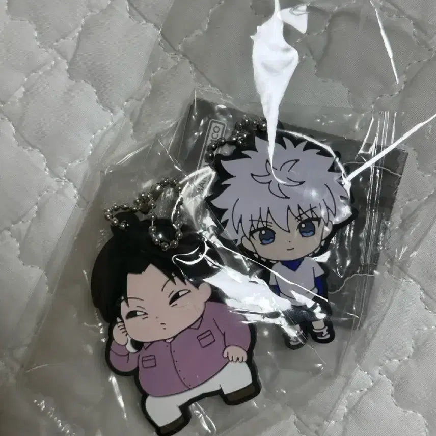 [BUNJANG] Hunter x Hunter Killua Miruki Zoldyck Lot 6th Round Rubber Charm Set / 일괄 헌터헌터 키르아 미르키 조르딕 쿠지 러버챰 러버스트랩 6탄