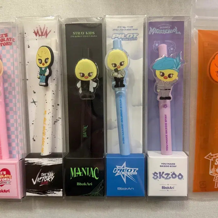 [BUNJANG] Stray Kids SKZOO BbokAri Gel Pen Bundle Set / 스트레이키즈 스키주 뽁아리 젤펜 일괄판매