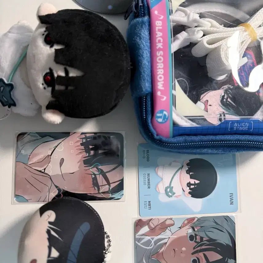 [BUNJANG] Astell &amp; Kern Ivan Gaf Photocard Pouch Lubya Manju Photocard Anact Doll Bundle Set / 급전/일괄가/판매) 에이스테 이반 Gaf 포카 파우치 루비아 Lubya 만쥬 포카 아낙트 인형