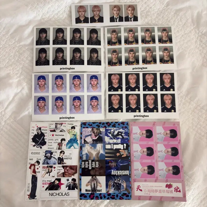 [BUNJANG] ENHYPEN Nicholas Studio Photo, Postcard Bundle Set / 앤팀 니콜라스 프박 증사 엽서 일괄 양도