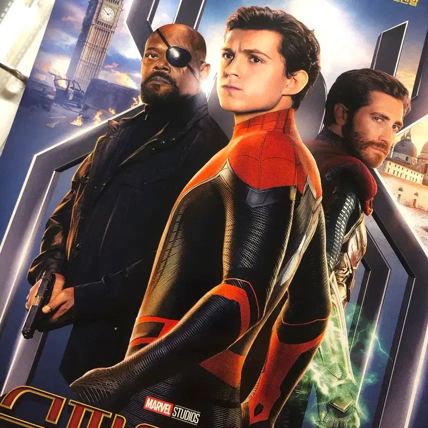 [BUNJANG] Spider-Man: Far From Home Promotional Flyer Set (2 pcs) / 2장 일괄) 스파이더맨 파 프롬 홈 전단지 포스터 톰홀랜드 마블