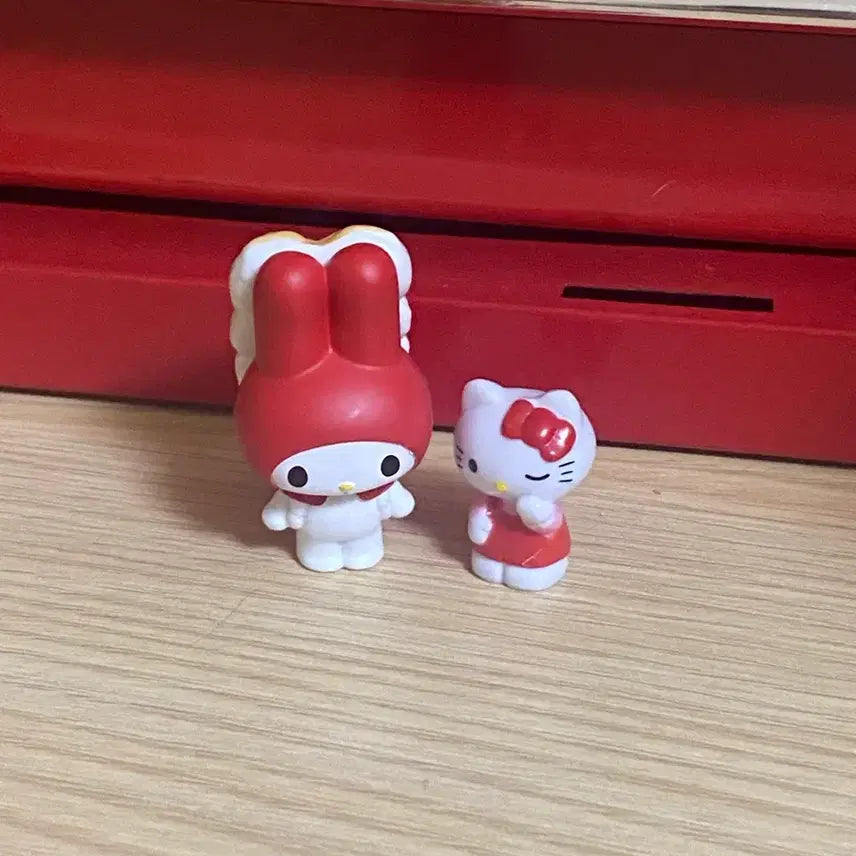 [BUNJANG] Sanrio Hello Kitty &amp; My Melody Figure Set / 산리오 헬로키티 피규어