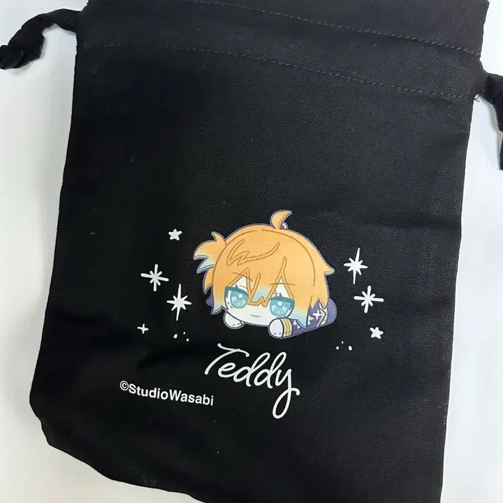 [BUNJANG] Akuneko Teddy Brown Nui Plush Pouch Set / 아쿠네코 테디 브라운 누이파루 누이 파우치 세트