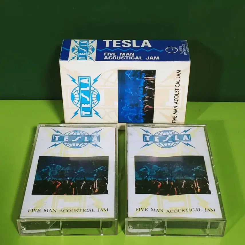 [BUNJANG] Tesla Five Man Acoustical Jam Cassette Tape / 테슬라 파이브 맨 어쿠스틱 잼 카세트 테이프