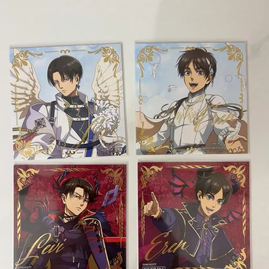 [BUNJANG] Attack on Titan Angel &amp; Devil Series Animate Exclusive Art Board Bundle Set / 진격의거인 천사와악마 애니메이트 특전 일괄 팝니다