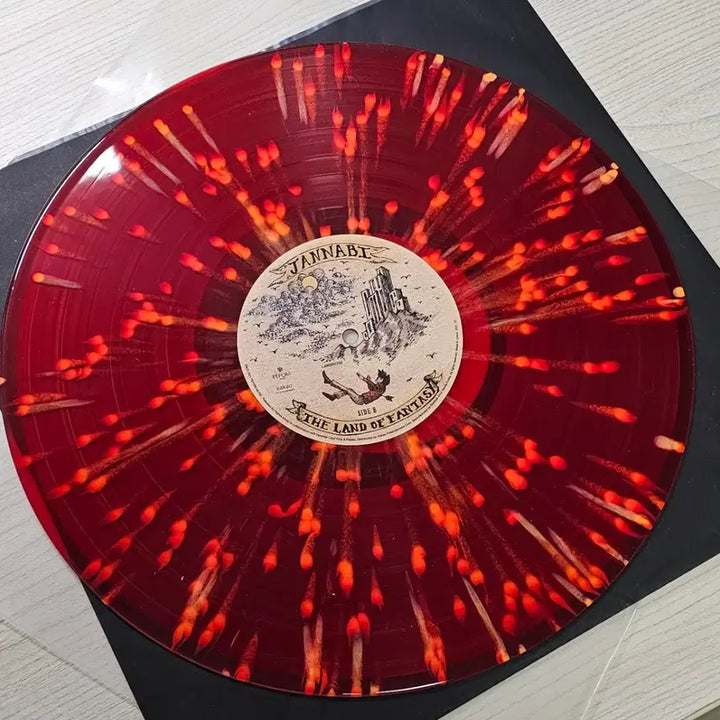 [BUNJANG] Jannabi "The Wonderland" LP Signed Edition (Red Splatter) / 잔나비 환상의 나라 LP 싸인반 레드 스플래터