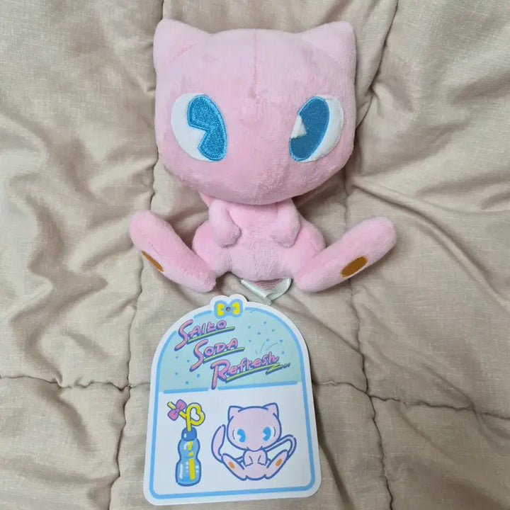 [BUNJANG] Mew Refresh Plush Doll / ( 뮤 판매 ) 포켓몬 사이코 소다 리프레쉬 봉제인형 부산 팝업