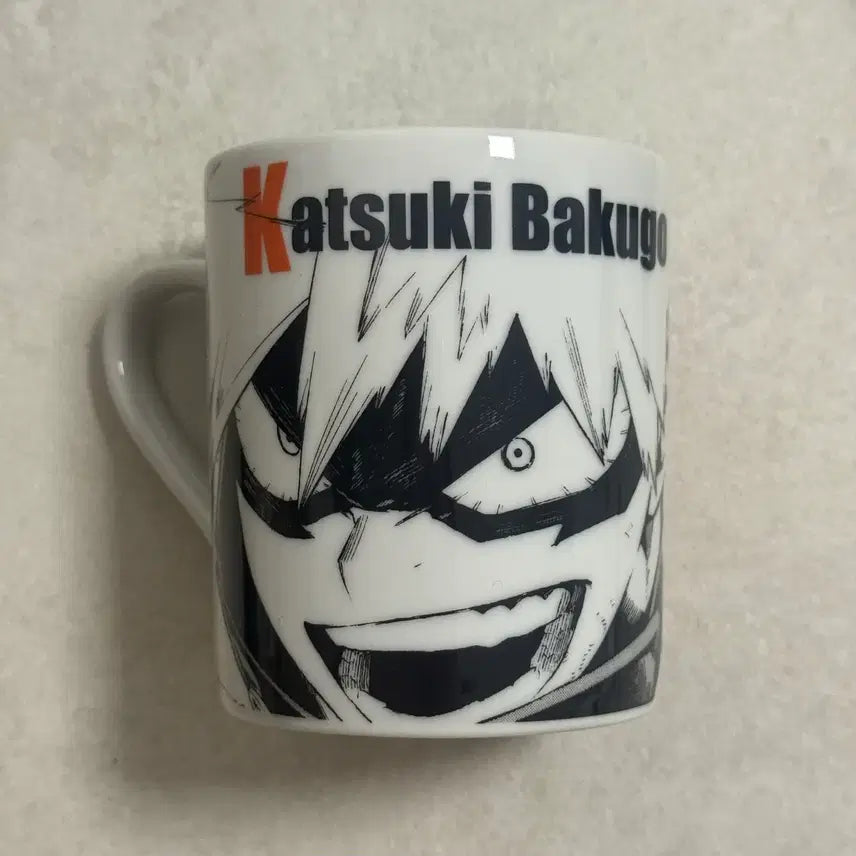 [BUNJANG] My Hero Academia Katsuki Bakugo Alphabet Mug Cup / 나의 히어로 아카데미아 히로아카 바쿠고 카츠키 알파벳 머그컵