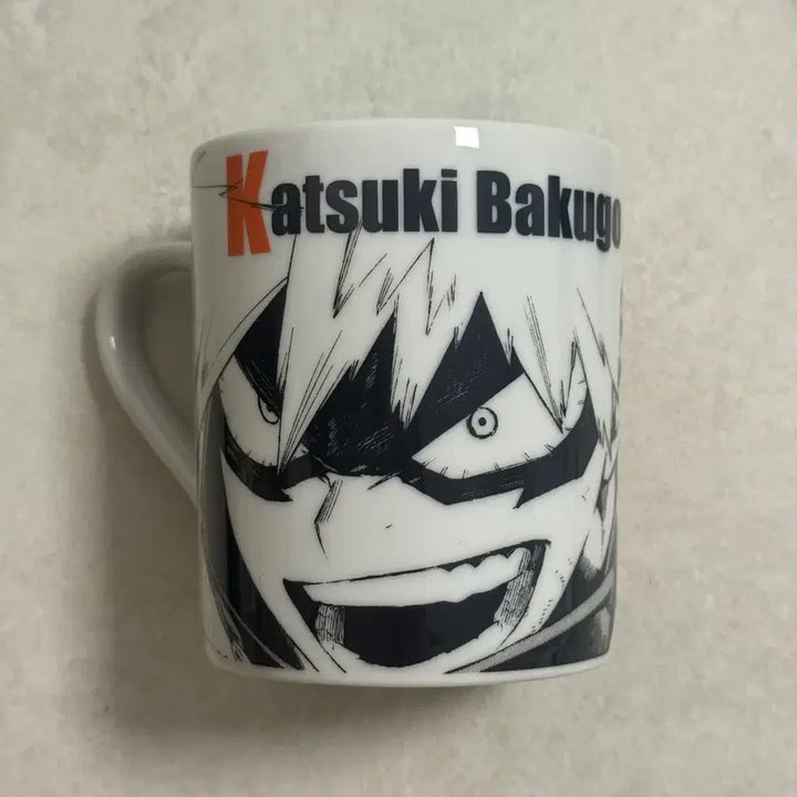 [BUNJANG] My Hero Academia Katsuki Bakugo Alphabet Mug Cup / 나의 히어로 아카데미아 히로아카 바쿠고 카츠키 알파벳 머그컵