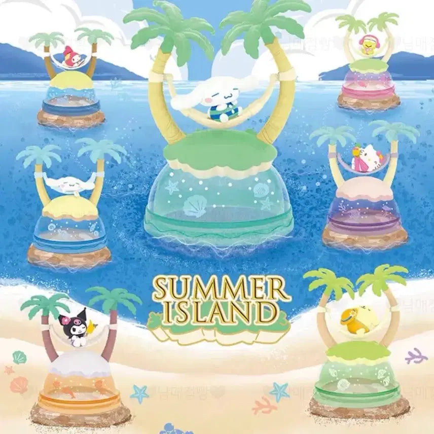 [BUNJANG] Sanrio Cinnamonroll Summer Island Figure (Sealed) / [미개봉] 산리오 랜덤 피규어 > 시나모롤 썸머 아일랜드 피규어