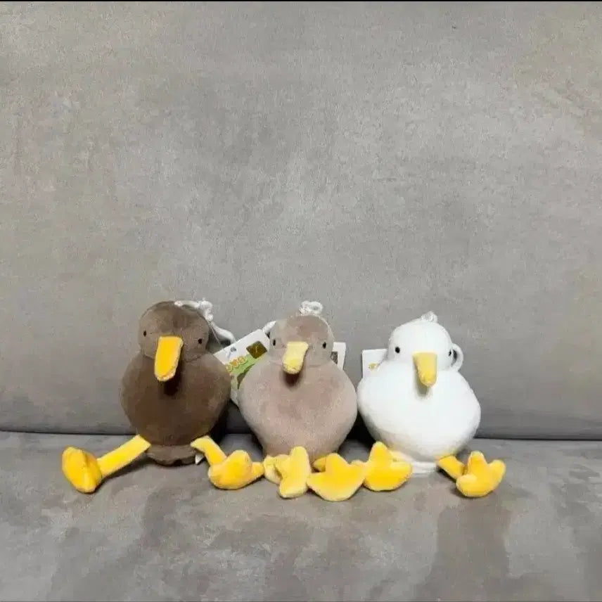 [BUNJANG] Original Duck Kiwi Bird Reversible Keyring Doll / 정품 오리 키위새 반전 키링 인형