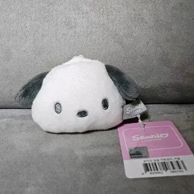 [BUNJANG] Jeongpung Sanrio Pochacco Face 8cm Keychain Plush / 정풍 산리오 포차코 얼굴 8cm 키링 인형