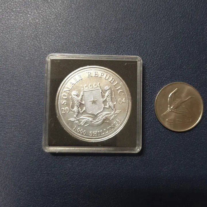 [BUNJANG] 2004 Somalia Gilded 1000 Shilling Silver Coin / 2004년 소말리아 금도금 1000실링 은화 희귀은화수집용
