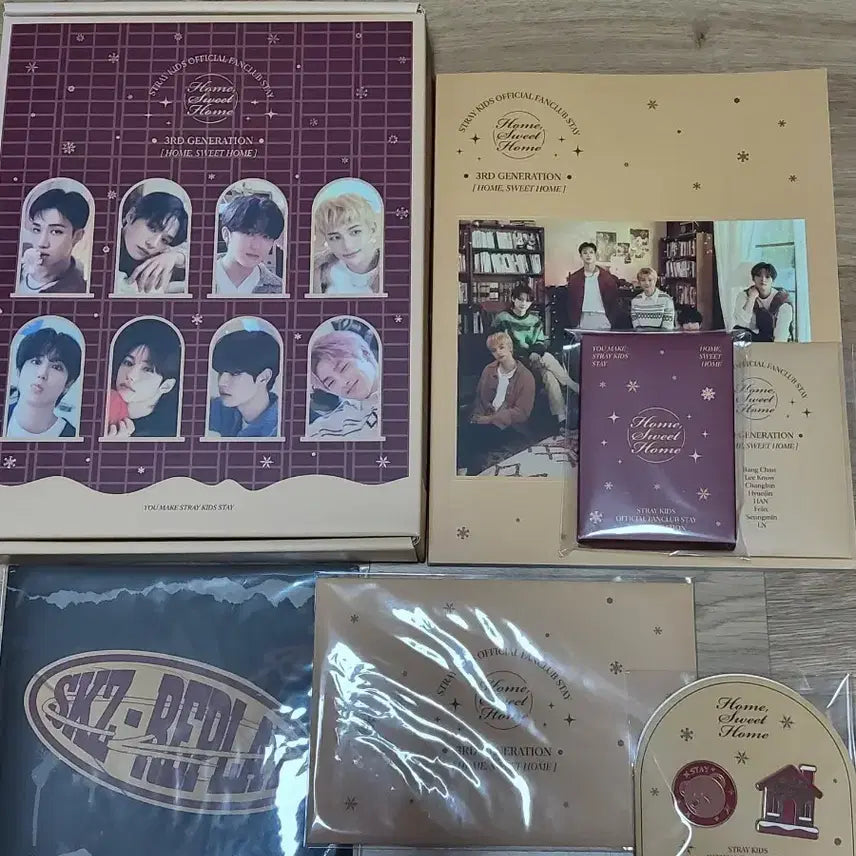 [BUNJANG] Stray Kids 3rd Fanclub Kit HOME SWEET HOME / 스트레이키즈 스키즈 3기 팬클럽 키트 HOME SWEET HOME
