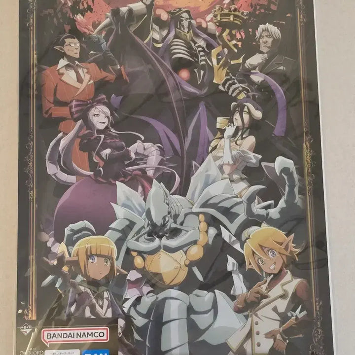 [BUNJANG] Overlord Ichiban Kuji C Prize Metallic Poster / 오버로드 제일복권 이치방쿠지 C상 메탈릭 포스터