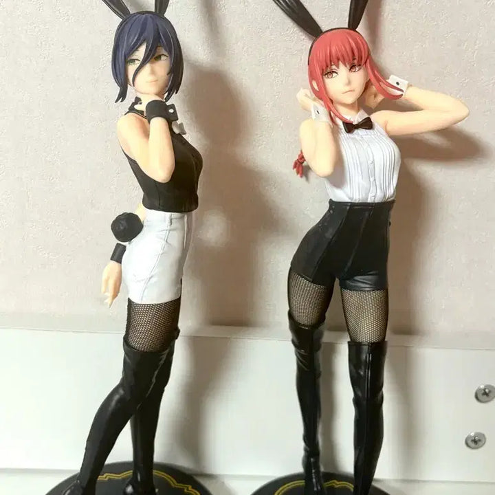 [BUNJANG] Chainsaw Man Makima &amp; Reze Bunny Girl Figure Bundle Set / 일괄) 체인소맨 비큐트 마키마 레제 바니걸 피규어