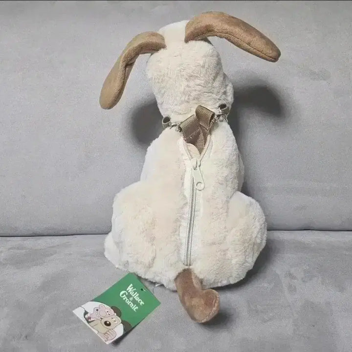 [BUNJANG] Wallace &amp; Gromit Official Sitting Backpack Plush / 정품 월레스와 그로밋 시팅 백팩 인형