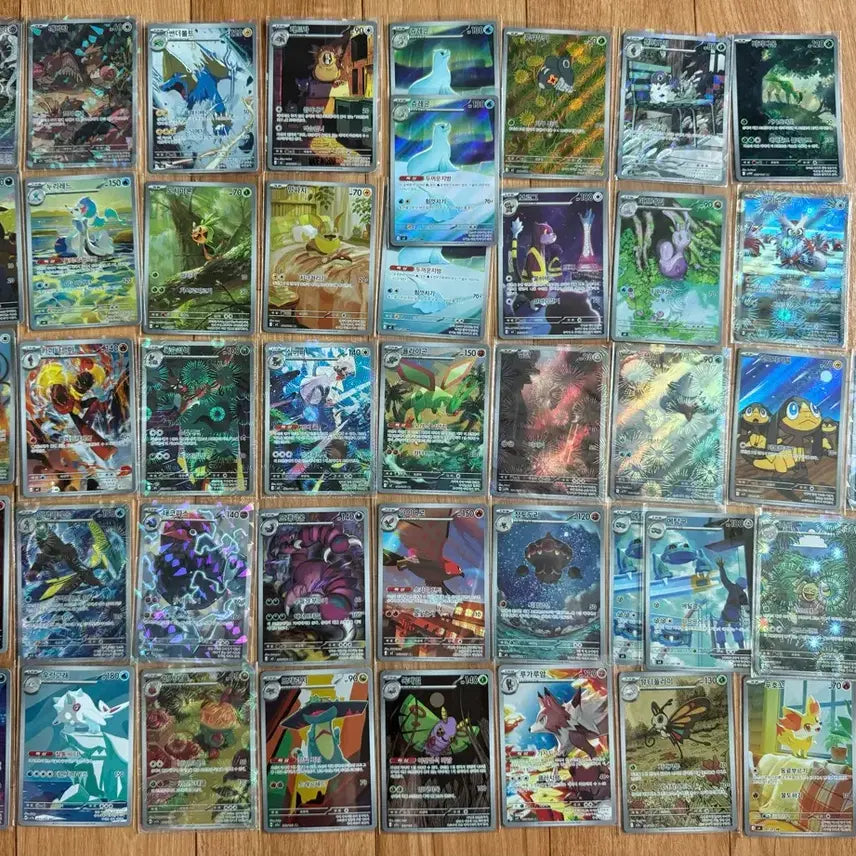 [BUNJANG] Pokemon AR Cards Set - 60 Types - Bundle / 포켓몬카드 ar 카드 모음 60종 일괄판매