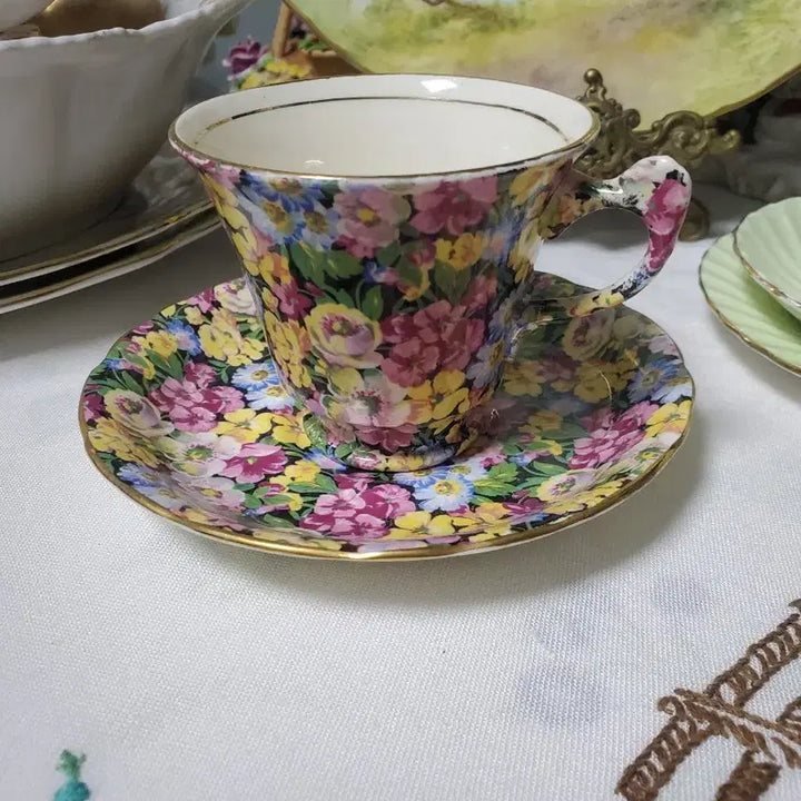 [BUNJANG] James Kent Chintz Florida 5008 Teacup Set / 제임스켄트친즈앤틱