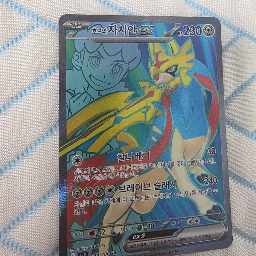 [BUNJANG] Pokémon Card Hisuian Zamazenta EX SR 118/100 / 포켓몬카드 호브의 자시안 EX SR 118/100