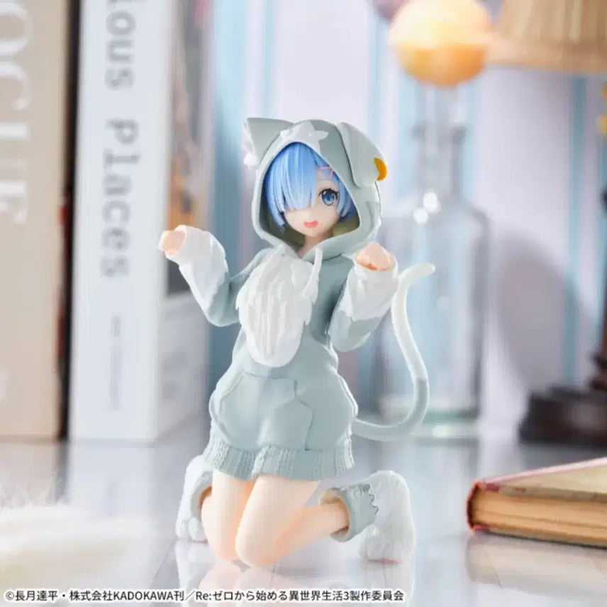[BUNJANG] Rem Cat Hoodie Figure / 렘 고양이 후드 피규어