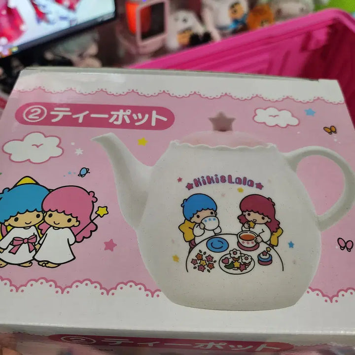 [BUNJANG] Little Twin Stars Kiki &amp; Lala Teapot / 리틀트윈스타 쿠지 2등상 키키 라라 티팟