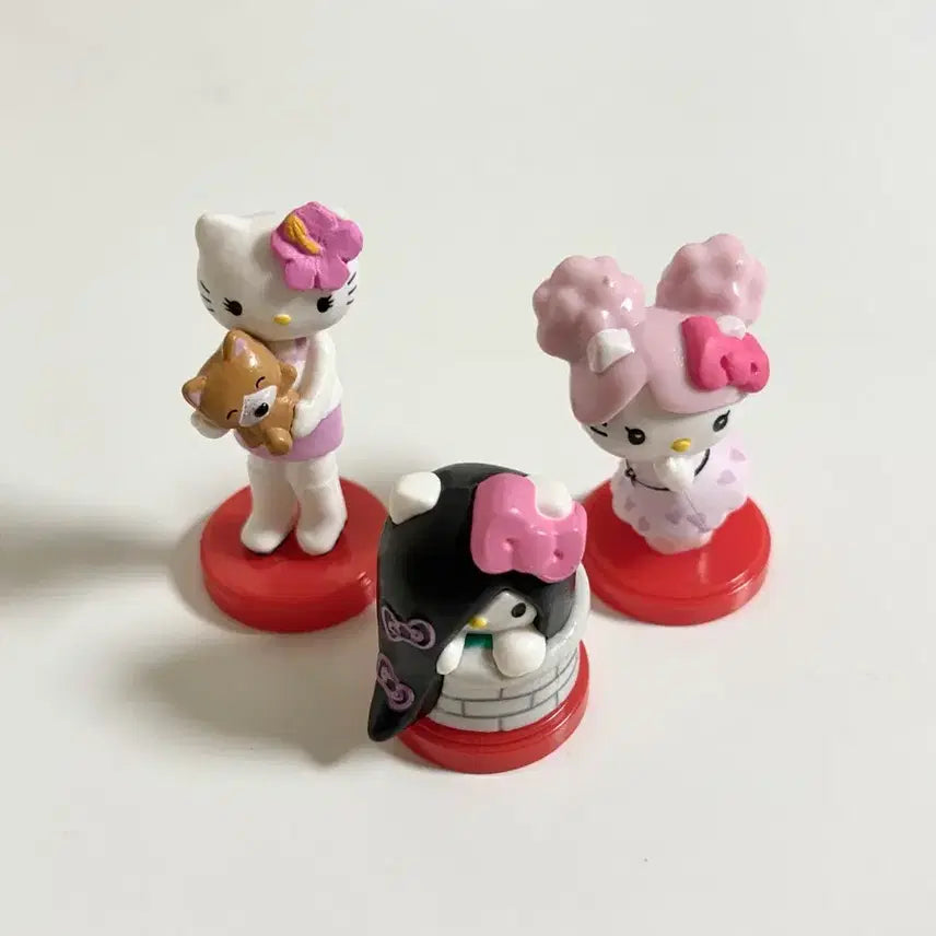 [BUNJANG] Bundle Set: Vintage Hello Kitty Choco Egg Figures (Garur, Sadako, Peach John) / (일괄)고전키티 피규어 초코에그 갸루 롱다리 사다코 피치존 헤이세이 헬로키티 산리오 피규어