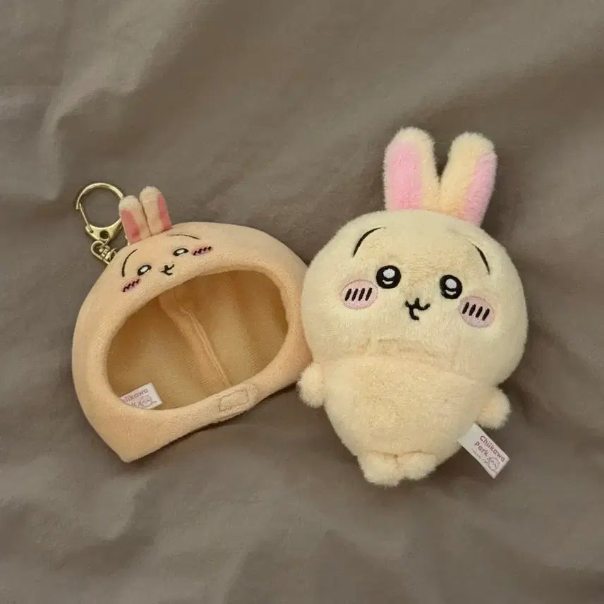 [BUNJANG] Chiikawa Puwakoro Mascot &amp; Usagi Doll Hat / (수수료 포함) 치이카와 파크 푸와코로 마스코트, 인형 모자 우사기