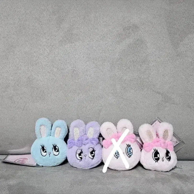 [BUNJANG] Esther Bunny Ribbon Bunny Face 6cm Keyring Plush / 정품 에스더버니 리본버니 얼굴  6cm  키링 인형