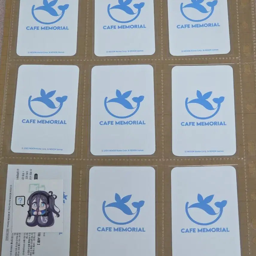 [BUNJANG] Blue Archive Cafe Memorial Welcome Package 1 &amp; 2 Full Set Photocard / 블루아카이브 카페 메모리얼 웰컴패키지 1,2 포토카드 전종