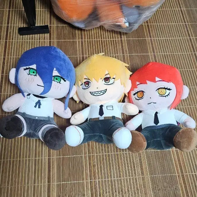 [BUNJANG] Chainsaw Man Denji, Reze, Makima Plush Set / 체인소맨 덴지,레제,마키마 인형 세트