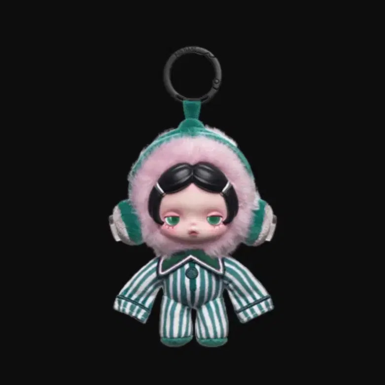 [BUNJANG] POP MART Skullpanda Off Mode Series Doll Keychain - Mute Mode / 팝마트 스컬판다 오프 모드시리즈 인형 키링 - 뮤트 모드