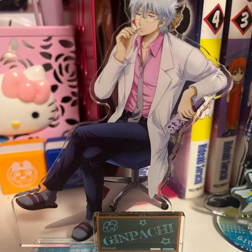 [BUNJANG] Gintama Ginpachi-sensei Acrylic Stand / 3-Z 긴파치 선생님 아크릴 스탠드