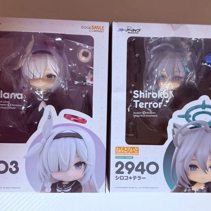 [BUNJANG] Blue Archive Shiroko Terror Nendoroid Bundle Set / [일괄] 블아 프라나 쿠로코 넨도 * 블루 아카이브 시로코 테러
