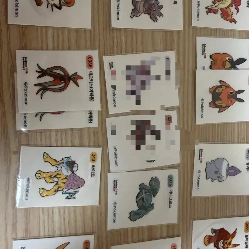 [BUNJANG] Pokemon Stickers (Ttibbo Seal) for Sale or Trade / 포켓몬 띠부씰 판매/교환 합니다
