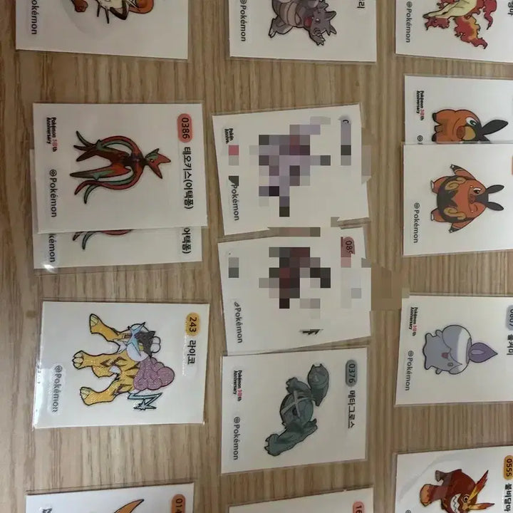 [BUNJANG] Pokemon Stickers (Ttibbo Seal) for Sale or Trade / 포켓몬 띠부씰 판매/교환 합니다