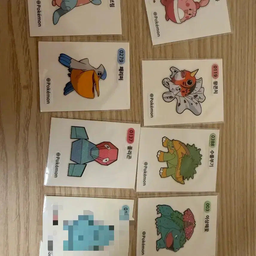 [BUNJANG] Pokemon Stickers (Ttibbo Seal) for Sale or Trade / 포켓몬 띠부씰 판매/교환 합니다