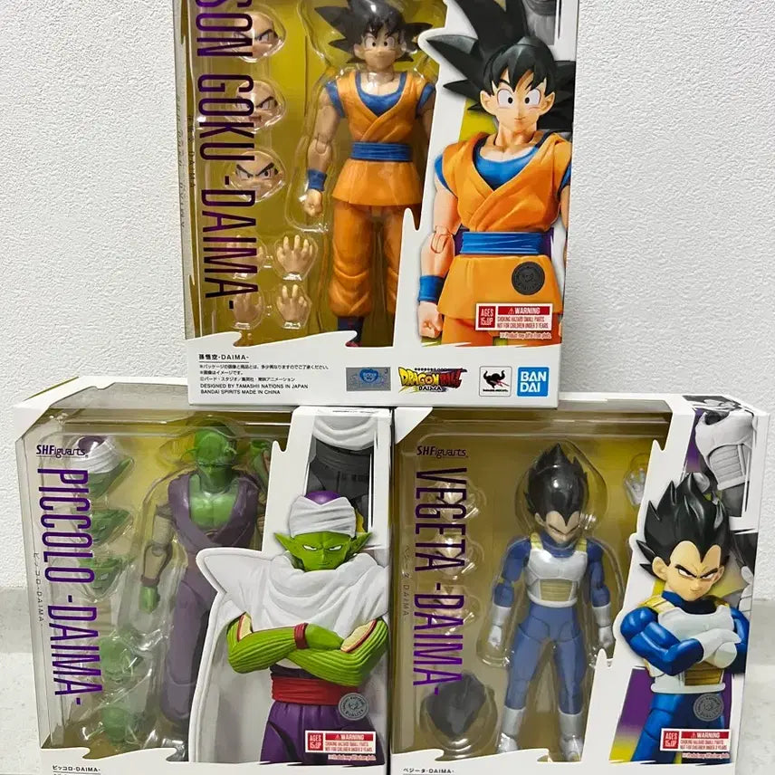 [BUNJANG] Bandai S.H.Figuarts Dragon Ball Daima Adult Version Figures Bundle Set / shf 드래곤볼 다이마 성인버전 일괄