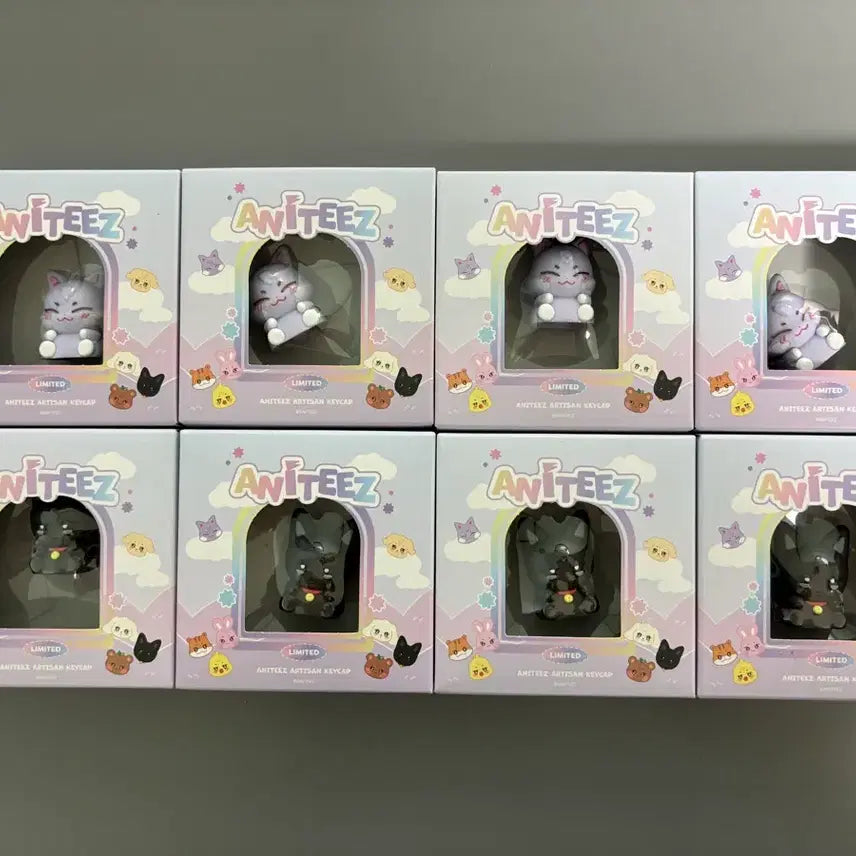 [BUNJANG] ATEEZ Aniteez Artisan Keycap (Sanddoki, Wooyonyang) Bundle Set / 에이티즈 애니티즈 아티산 키캡 산덕이 우요냥