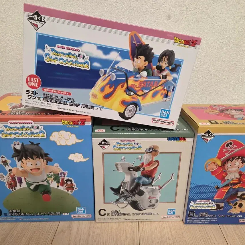 [BUNJANG] Dragon Ball Snap Collection B, C, D, Last One Set Unsealed / 드래곤볼 스냅 컬렉션 B상 C상 D상 라스트원 일괄 새 상품 미개봉