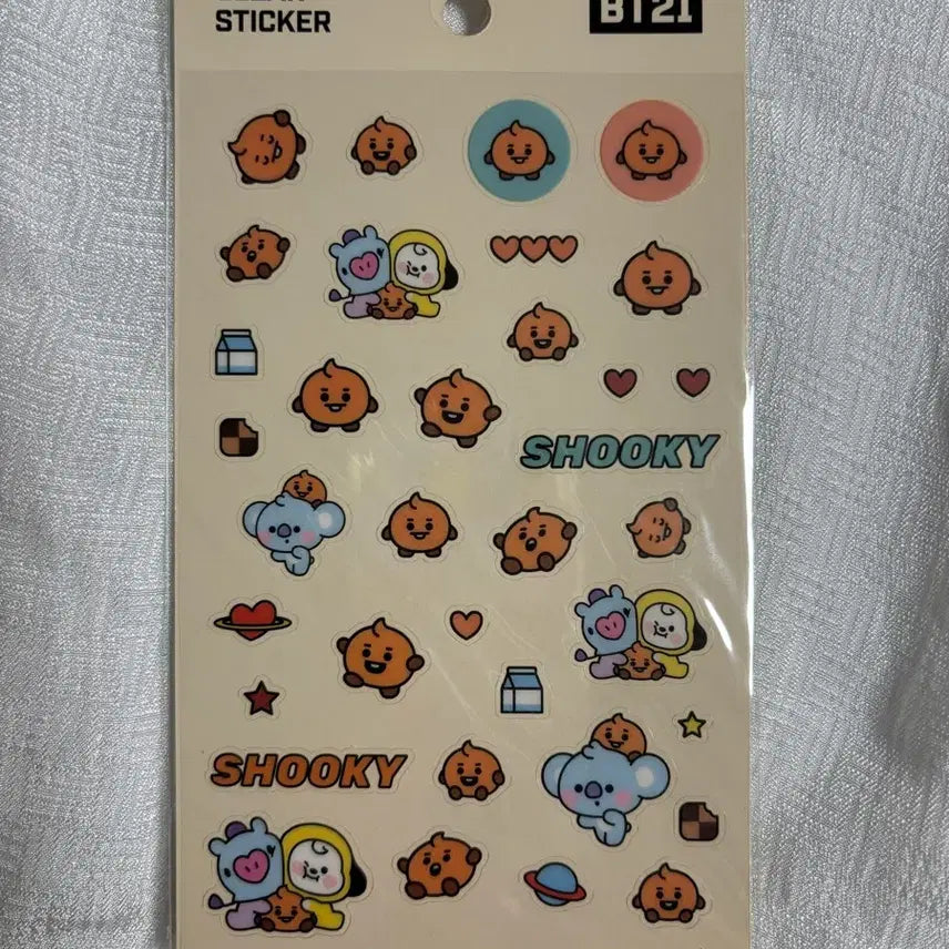 [BUNJANG] BTS BT21 Character Sticker Bundle Set / 방탄소년단 BT21 캐릭터 스티커 7장 일괄