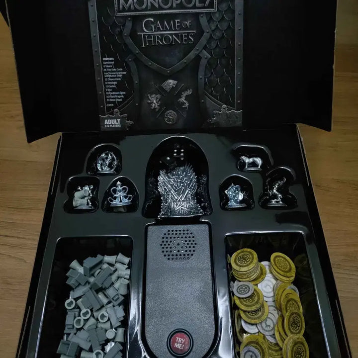 [BUNJANG] Monopoly Game of Thrones Edition Board Game / 모노폴리 왕좌의 게임